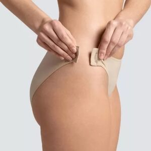 SLICK CHICKS XL Adaptive High Rise Hook & Eye 2 Pk Panties Antimicrobial